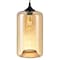 Cwi Lighting Glass 1 Light Down Mini Pendant With Cognac Finish 5553P7-Cognac - alternate 2